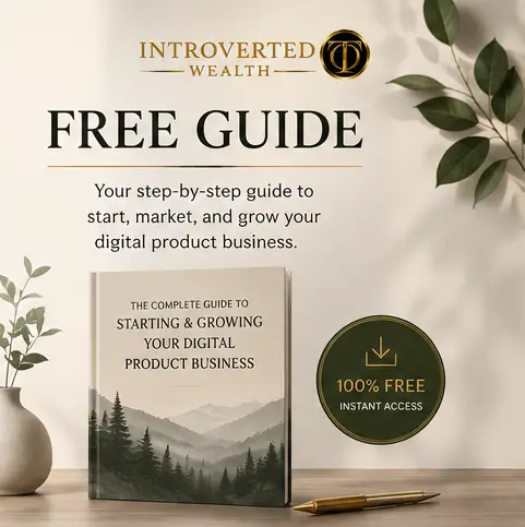 Introverted Wealth free quiet income guide cover.