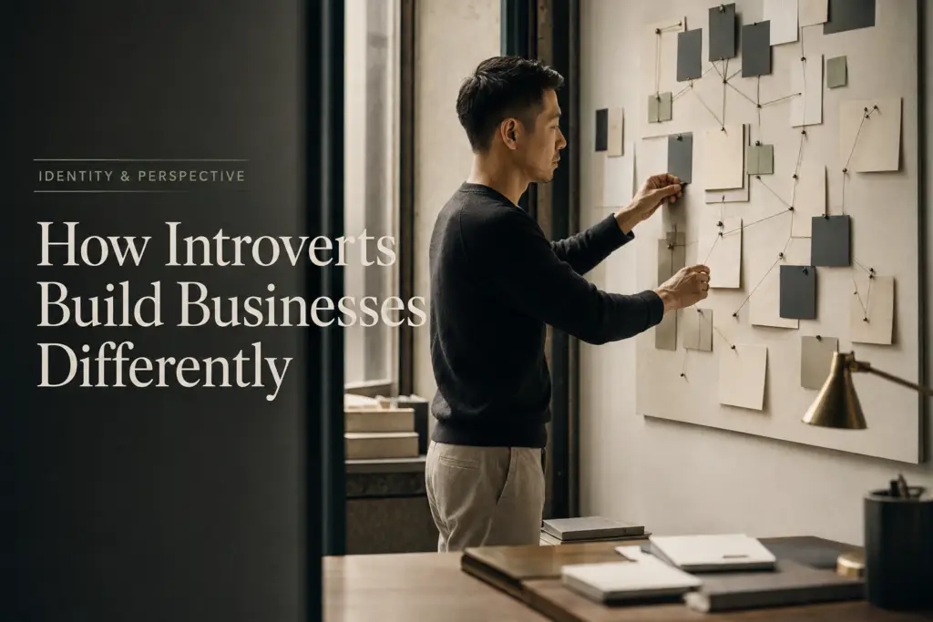 How Introverts Build Businesses Differently — Introverted Wealth magazine cover.